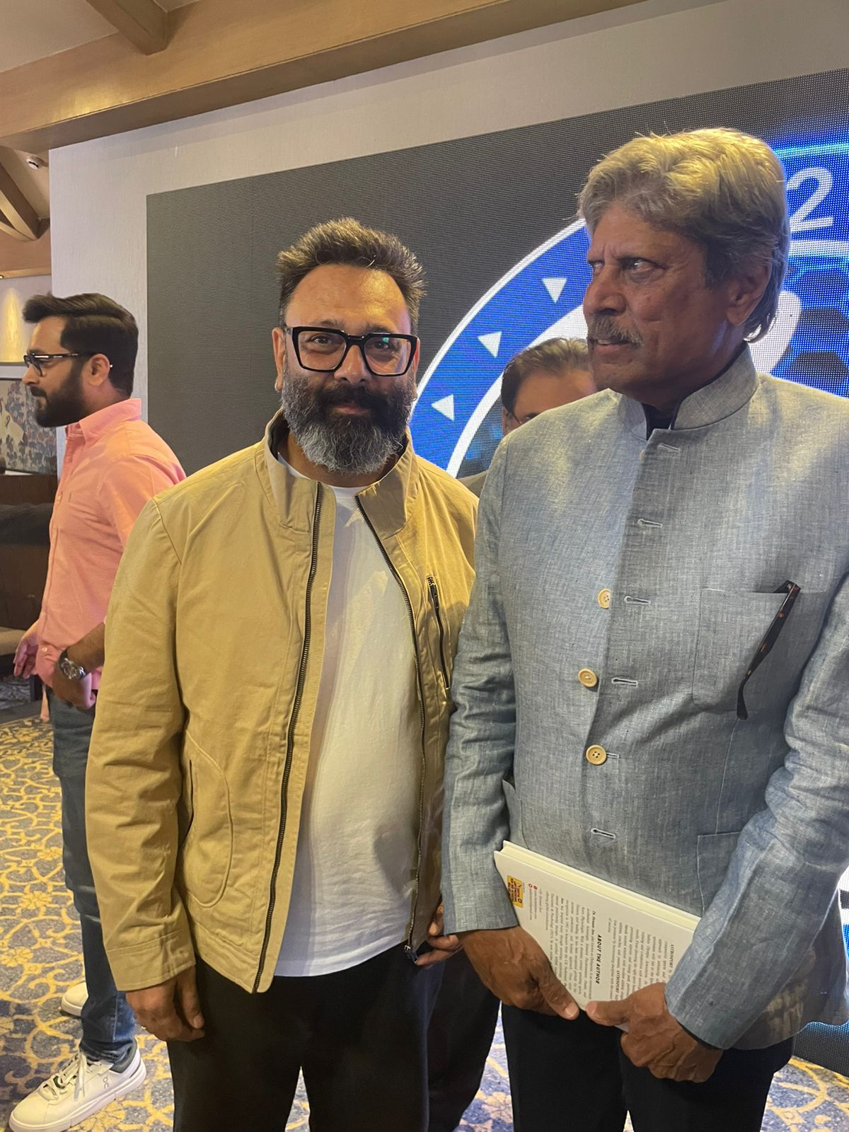With Kapil Dev