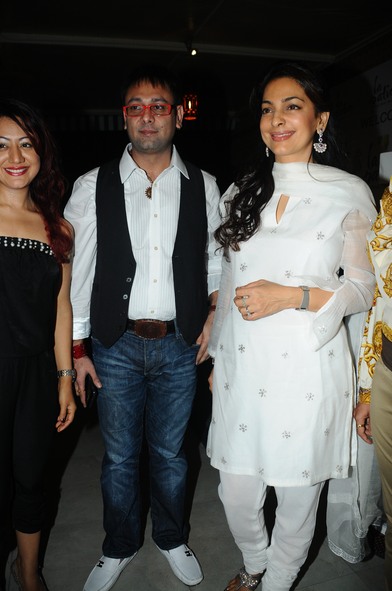 With Juhi Chawla