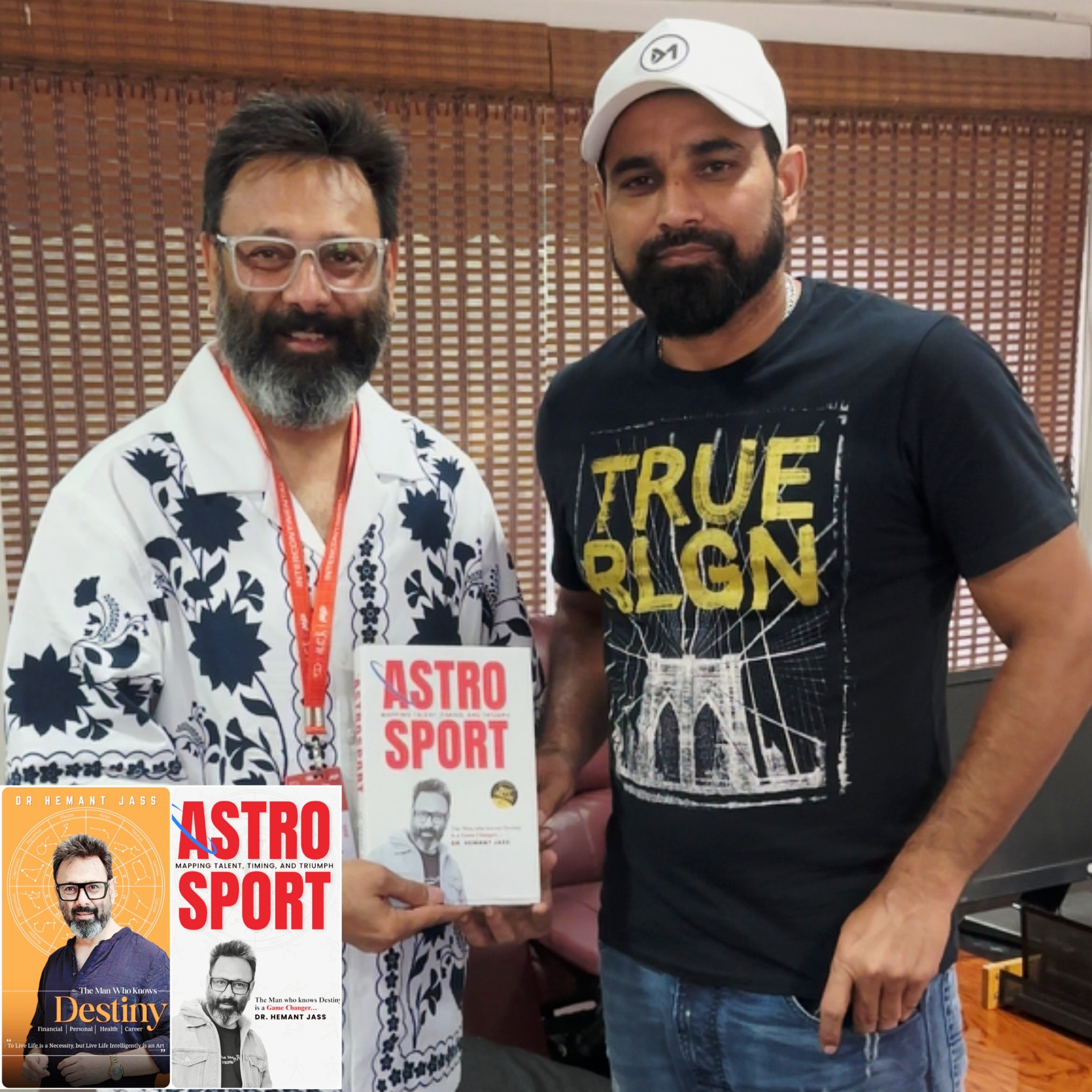 With Mohammed Shami